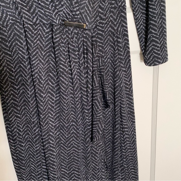 Charter Club 3/4 Sleeve Faux Wrap Dress Size M - Picture 3 of 6